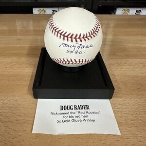 Doug Rader Signed Official MLB Baseball Autographed TRISTAR 7108281